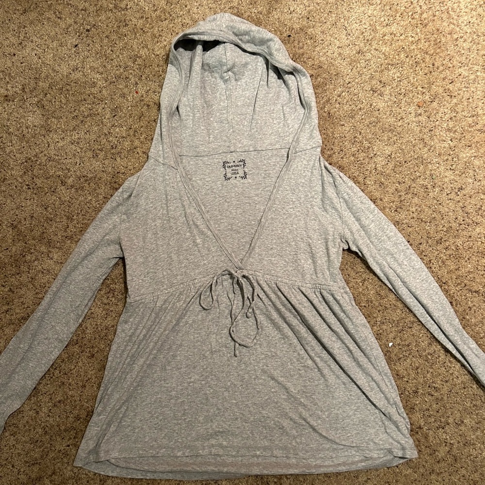 Y2k 2006 old navy cami cover top with hood
